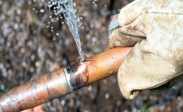 Burst pipes